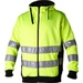 133 Full-Zip Sweatshirt, Unisex, Fluoreszierendes gelb/schwarz, L